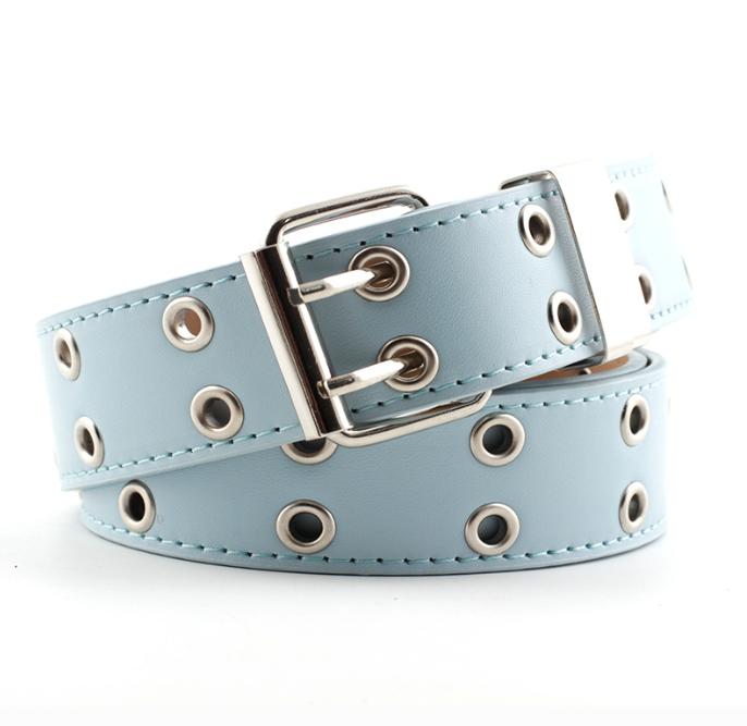 Fashion Alloy Women Belts Chain Luxury for Genuine Leather New Style Pin Buckle Jeans Decorative Ladies Retro Decorative Punk