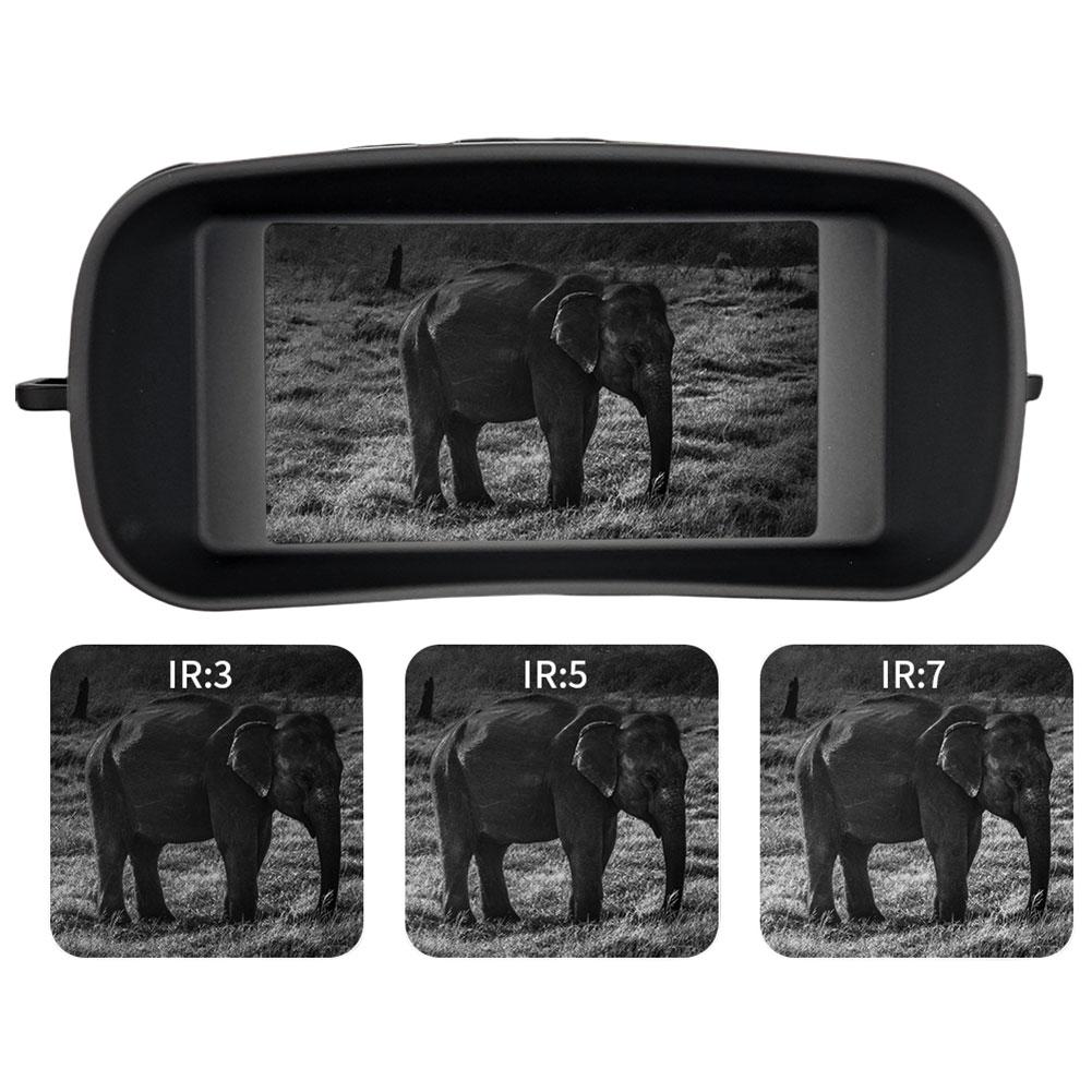 2,5K Infrarot-Nachtsicht-Fernglas 6-facher Digitalzoom Outdoor HD-Teleskopkamera Jagdkamera für Outdoor-Camping und Reisen