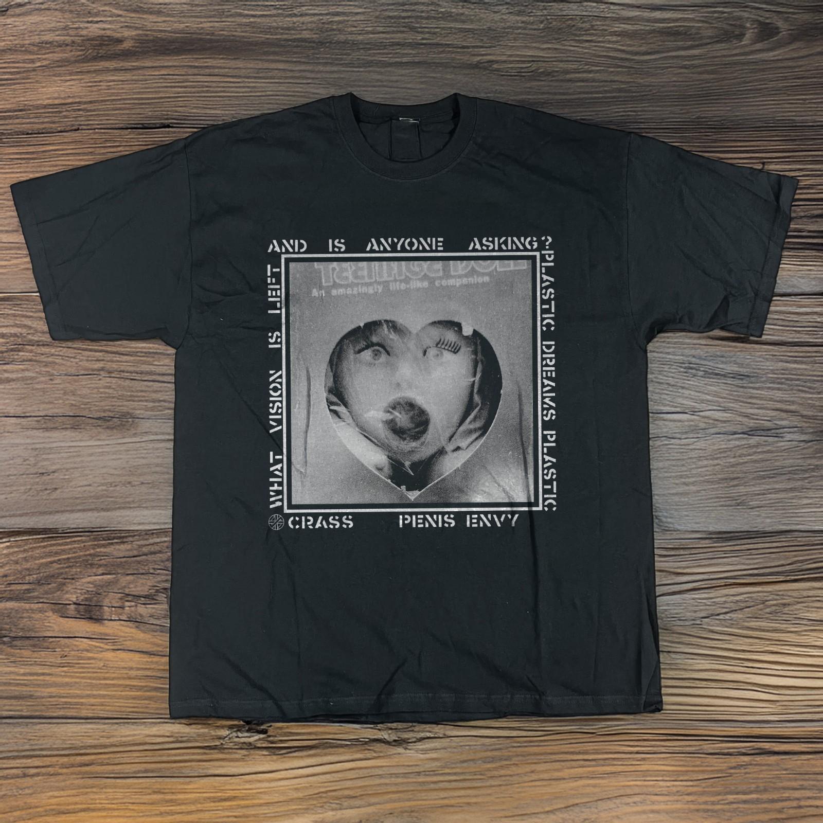 NEW! Crass Penis Envy Rock Band Unisex T-Shirt S