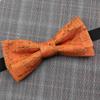 1PC, Fashion Bow Shape Bow Tie, Double Layer, Wood,  Gentleman,Handmade, Butterfly,