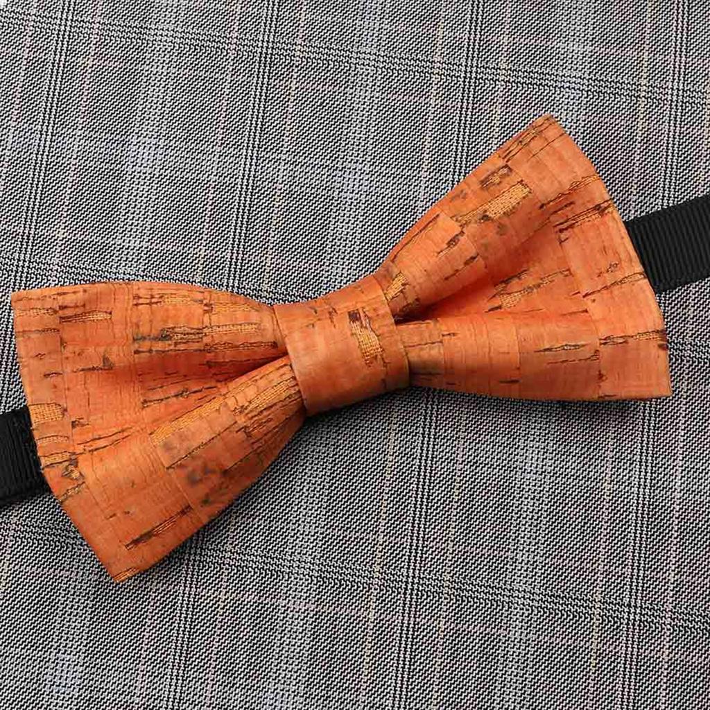 1PC, Fashion Bow Shape Bow Tie, Double Layer, Wood, Gentleman,Handmade, Butterfly,