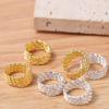 30pcs Metal Cuff Clips Twist Hair Braid Rings Dread Locks Hair Braid Tubes  Hair Jewelry