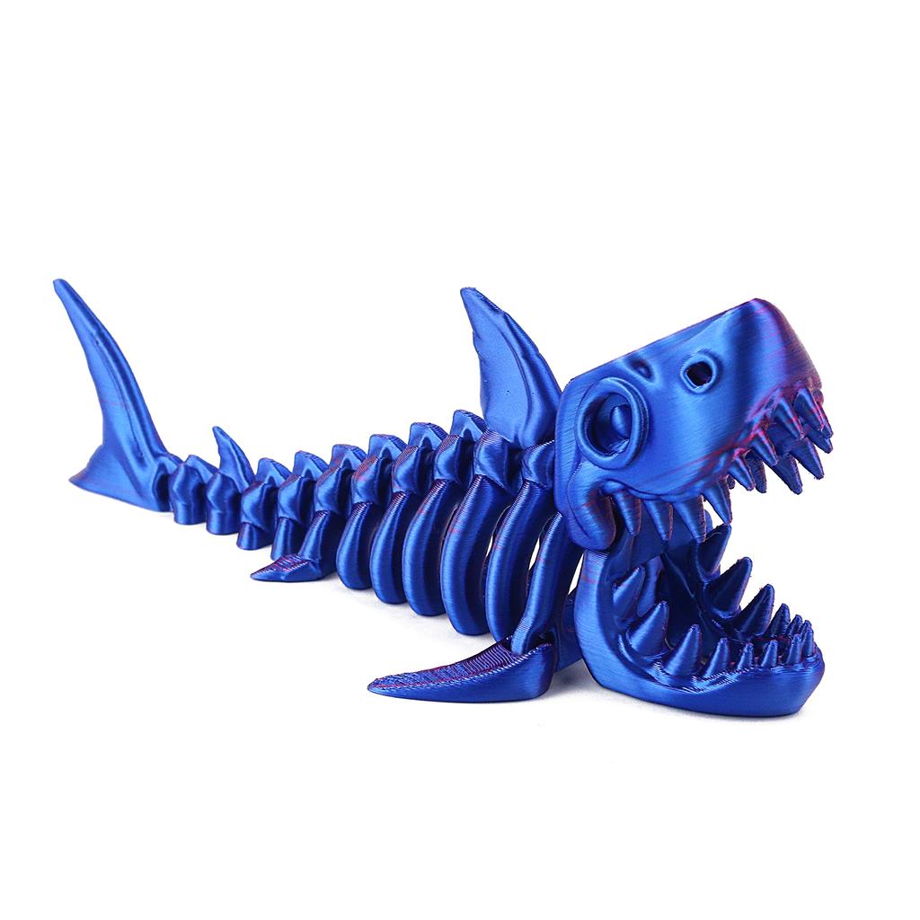 3D Printed Shark with Movable Joints and Free Swinging Creative Toy Decoration Gift