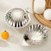 Shell Shape Fruit Snack Dish 304 Stainless Steel Snack Disc Creative Dessert Plate  Home