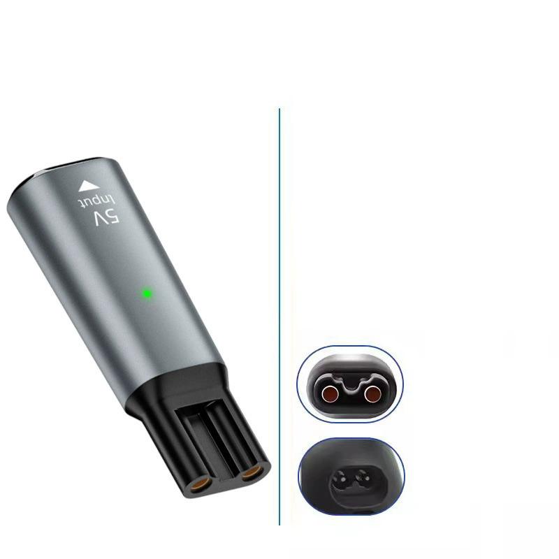 5V Type-C Shaver Adapter Charger Converter for Philips OneBlade QP2724 QP2834 QP1424 QP1924 QP4631 Beard Trimmer