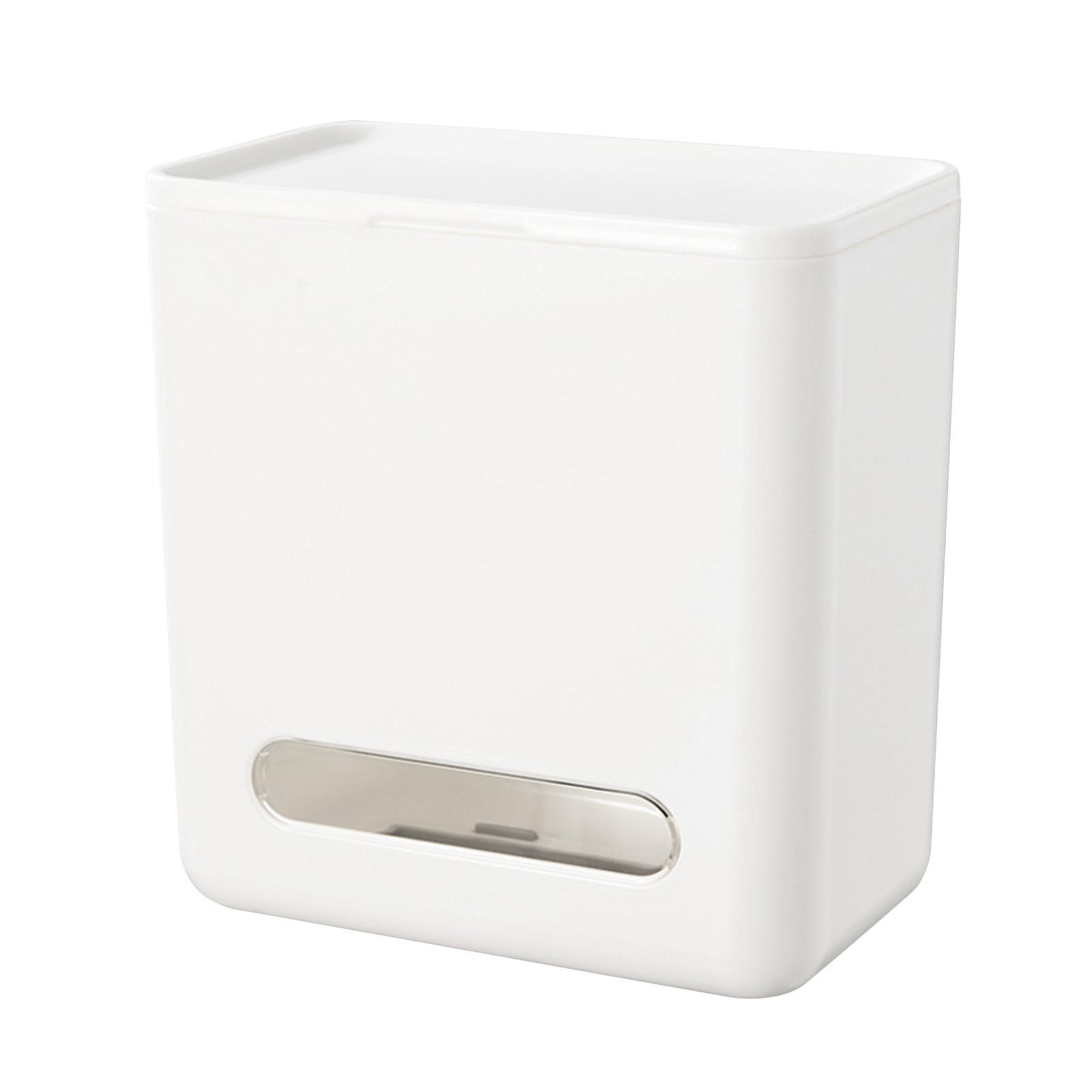 

Диспенсер для пакетов и капсул, стоячий органайзер для мусорных пакетов и капсул для посудомоечной машины со съемными крышками для хранения One Size белый