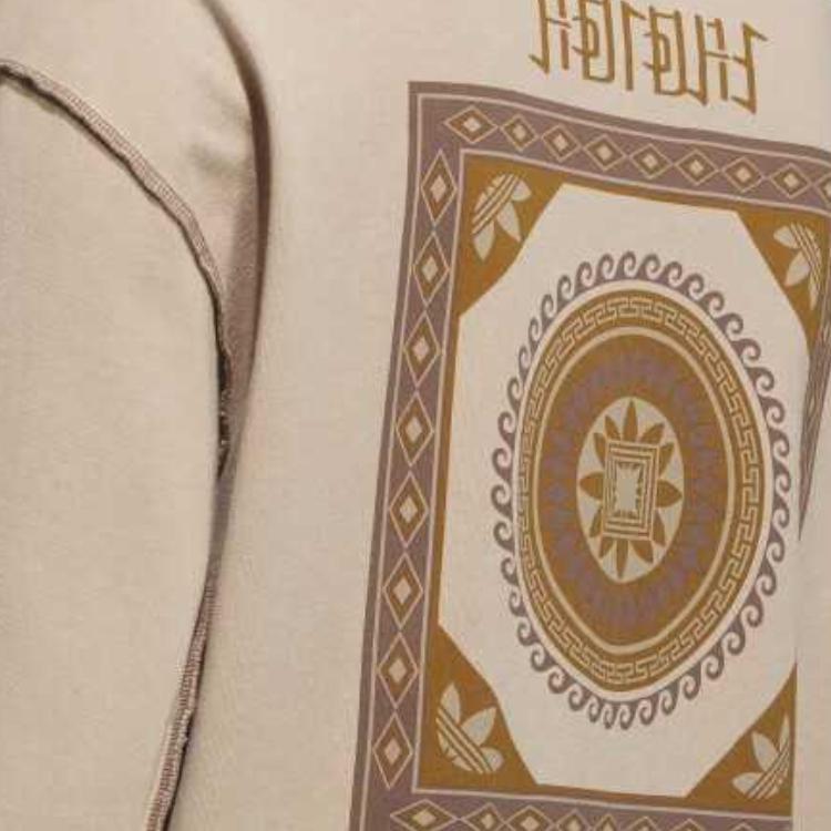 Adidas Trefoil Comfortable Fashionable Aesthetic Simple Long Sleeve T-Shirt Unisex Tops Khaki KC1431