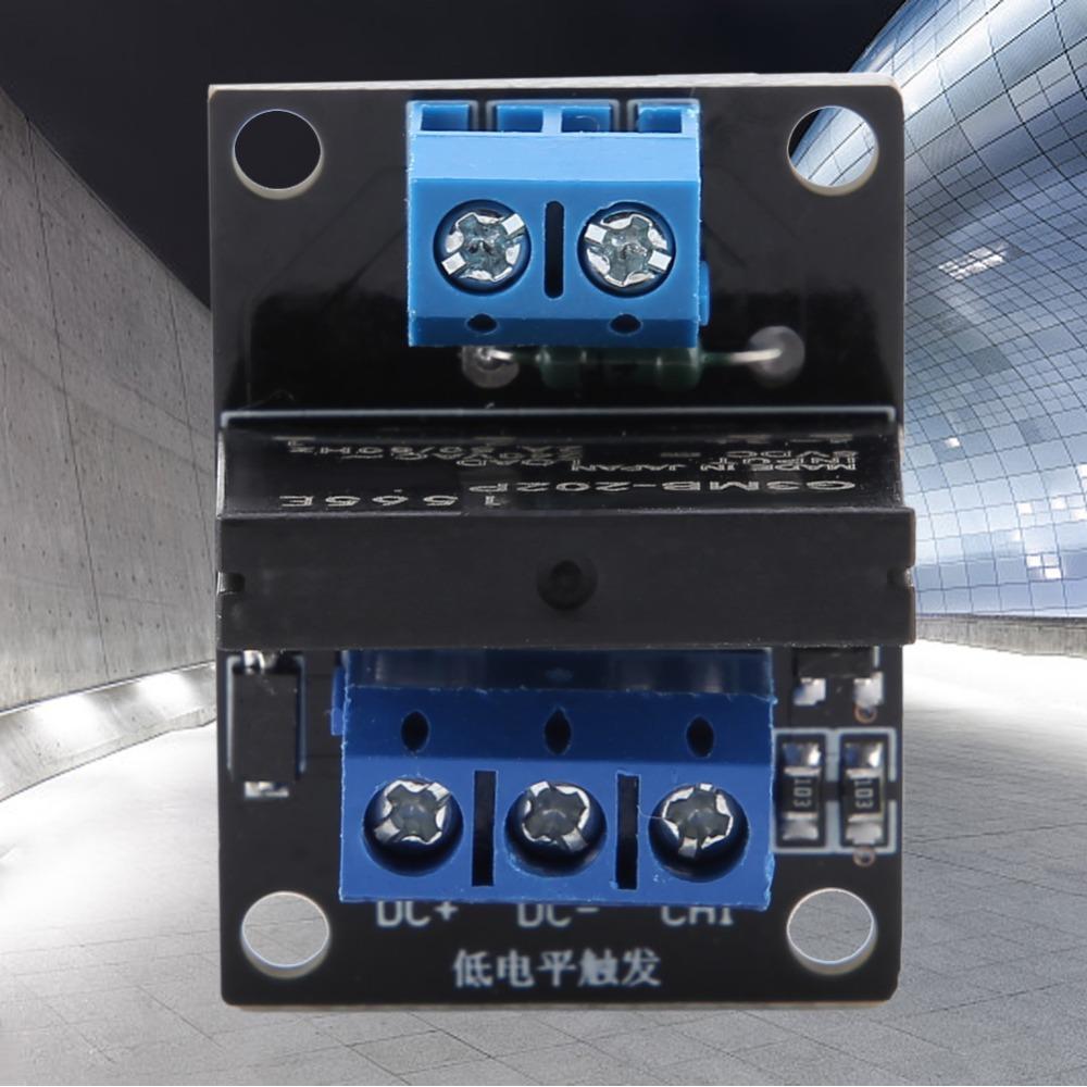 2Pcs 1 Channel Solid State Relay Module 240V 2A SSR Module Board SSR Module  Electronic Control