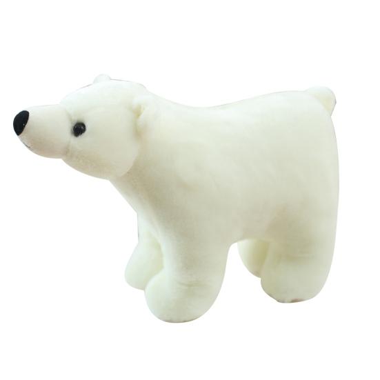 Jucărie de pluș adorabilă Urs Polar Alb Urs Arctic Animal de pluș Păpușă pentru Copil Cadou Drăguț de Ziua de Naștere Crăciun