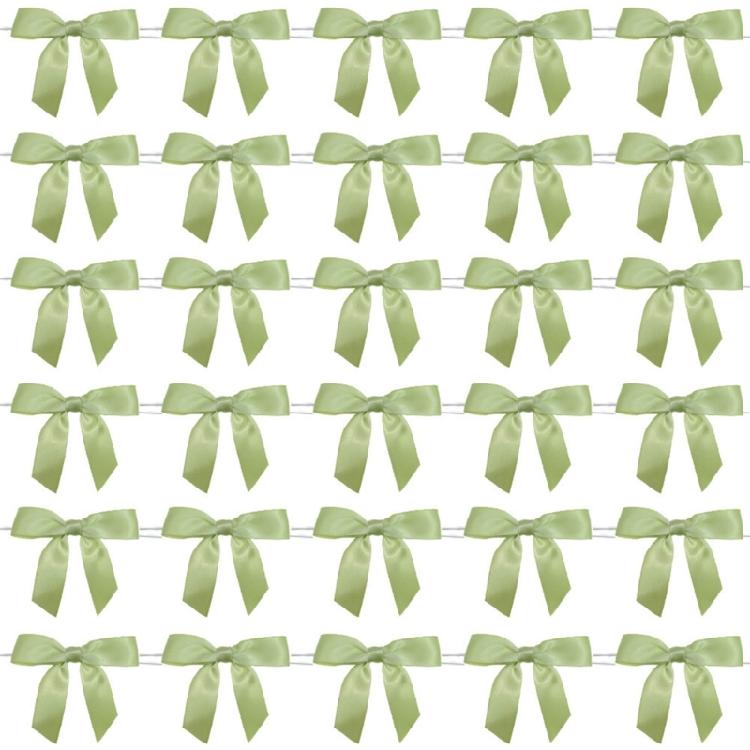 Pack of 50pcs Bowknot Ribbon Gift Wrapping And Party Decoration Multiple Color Reusable Marker Tool for Various Themes