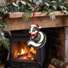 Christmas Tree Hanging Accessories 12/24Pcs 2D Wooden Ornaments, Woodland Animal Decorations, Forest Ornaments Creature Ornament for Tree, Holiday