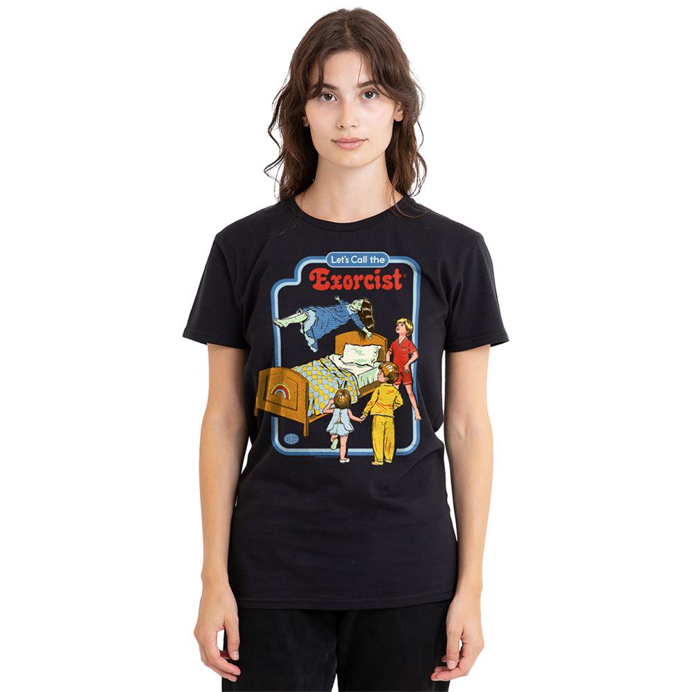 Steven Rhodes Womens/Ladies Lets Call The Exorcist T-Shirt