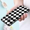 Czarne Białe Kraciaste Zebra Etui na Telefon Dla Xiaomi POCO F2 F3 M2 M3 M4 X3 X4 Pro NFC F4 GT 5G F1 X2 C3 C31 C40 M5S TPU Czarny Pokrowiec