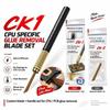 Ck1 Cpu Specific Glue Removal Blade Precision Beveled Tool Heat Resistant Non-Deformable Built For Cpu Black Glue Cleaning