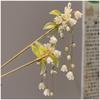 Elegante Perlenblumen-Haarnadeln Lange Quasten-Haarstäbe Kopfschmuck für Frauen für Hochzeitsfeier Vintage-Haarschmuck