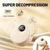Open Ear Clip Headphones 360° Rotating Case, Wireless Bluetooth 6.0 Earphones Built-in Microphone and Ear Hook Earbuds Comfortable to Wear Headsets