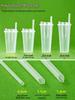ZISIZ Disposable Thick Boba Tea Straws