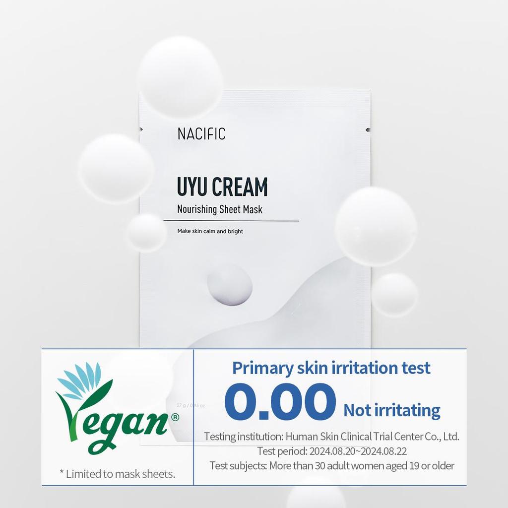 NACIFIC Uyu Cream Nourishing Mask Pack 25g (10EA)