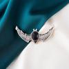 Natural Black Tourmaline Gemstone 925 Sterling Silver Jewelry Pendant 1" For Her CP-33-28