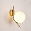 Nordic Glass Wall Lamp Bedroom Bedside Living Room Corridor Light Modern Lighting Fixtures