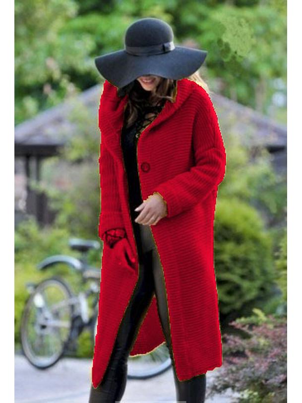 Spring 2024 Women's Hooded Cardigan Sweater Knitwear