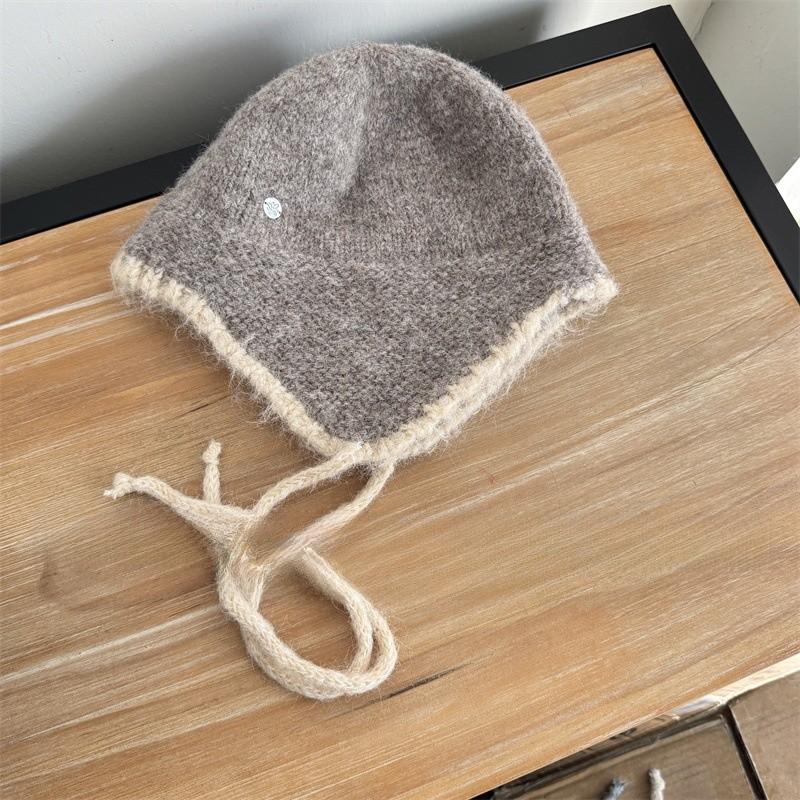 Cap Knit Wool Hat With Breathable Warm Fabric For Cold Seasons