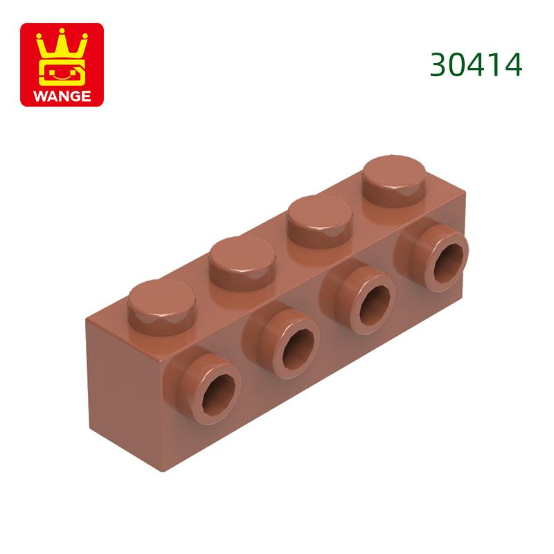 Non-Toxic 63Pcs/Lot 30414 Modified 1X4 With Studson Side Block Moc Color Accessories Compatible With Brick Diy Children Toy Assembly