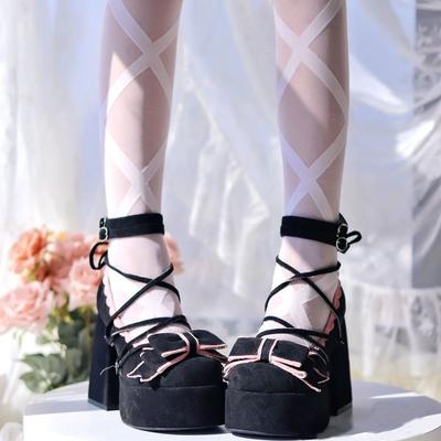 Dropship Lolita Chunky Platform Pumps Women Mary Janes Shoes Spring Summer Women Sexy Party Gothic Women Shoes Pumps
