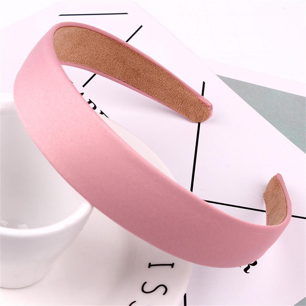 Elegant Solid Wide Headbands For Women Girls Fashion Satin Hair Bands Hairband Hoop for Korean Hair Accessories