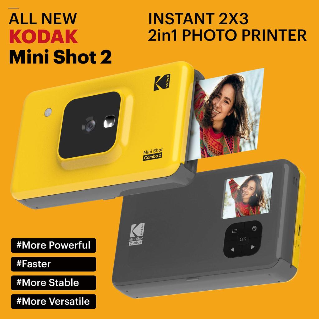 KODAK Instant Camera Printer C210 Yellow 10 Million Pixels Bluetooth Connection C210YE []
