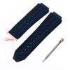 Cinturino in Gomma 25*19mm Per HUBLOT BIG BANG Silicone 17x25mm Impermeabile Cinturino da Uomo con Chiusura a Farfalla Strumento Cinturino Bracciale