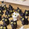 3D Printed Desktop Decoration Big-eyed Cat Ornaments Mini Statues Miniature Cute Kitten Micro Landscape Crafts Small Ornaments