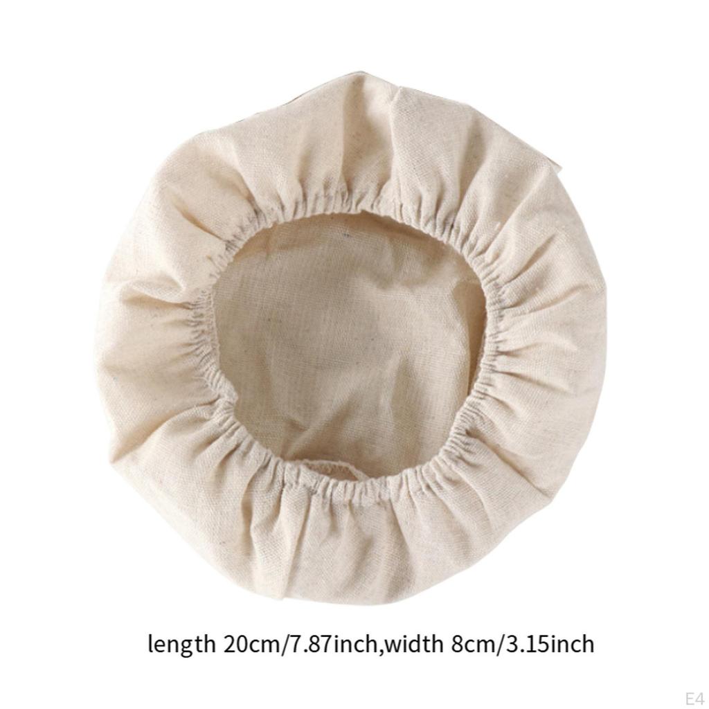 6 Stück Brotgärkörbchen Tuch Einlage Wiederverwendbar Tragbar