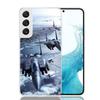 Military Aircraft Warship Fighter Phone Case For Samsung Galaxy S26 Ultra S23 S24 S25 Edge S20 FE S21 S22 Plus Soft Print Shell
