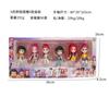 6pcs/Set Kpop Demon Hunters Action Figure Derpys Tiger Rumi Mira Zoey Sussy Figurine Xmas Present In Stock Great for Daily Use
