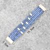 Bohemian Multi Layered PU Leather Bracelet Retro Magnetic Buckle Bangle