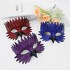 Owl Shape Costume Party Mask Colorful Feather Mask Creative Party Mask  Costume Party