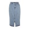 Blauer Jeansrock mit Schlitz vorne Tbbss23az00054