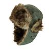 Winter Warm Fleece-Lined Plaid Beanie Hat With Ear Protection Windproof Ski Cap Cold Weather Outdoor Use