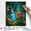 Disney Cinderella pumpkin carriage art painting kit handmade diy gift home decoration wall decor magical forest scene canvas painting set