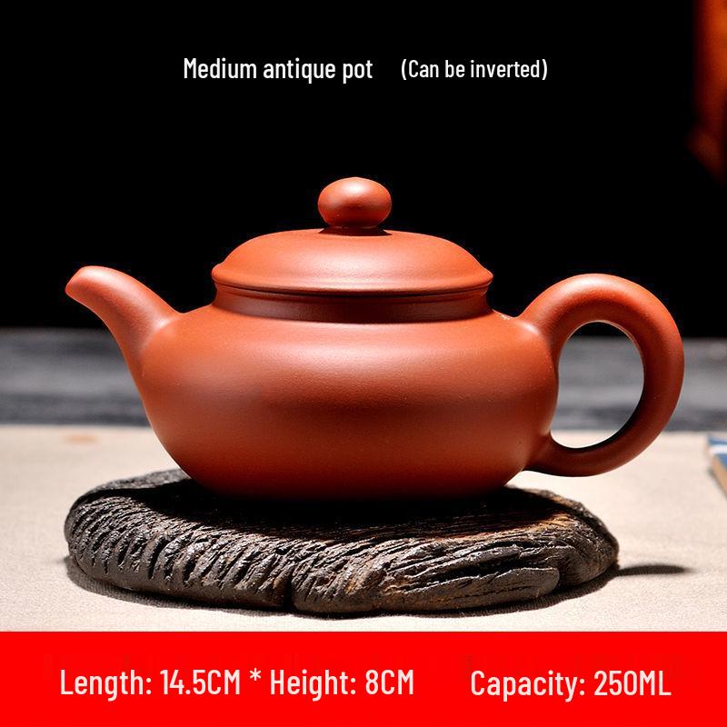 Yixing Large Capacity Purple Clay Teapot with Tea Cup Set for Home Use, Single Pot Kung Fu Tea Set.