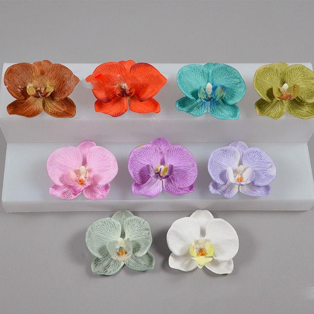 DIY Schmuckherstellung Handwerk Simulierte Blume Kopfschmuck Schmetterlingsorchidee Blume Niedlich Geschenk