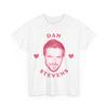 Dan Stevens Pink Heart Tee Sweatshirt