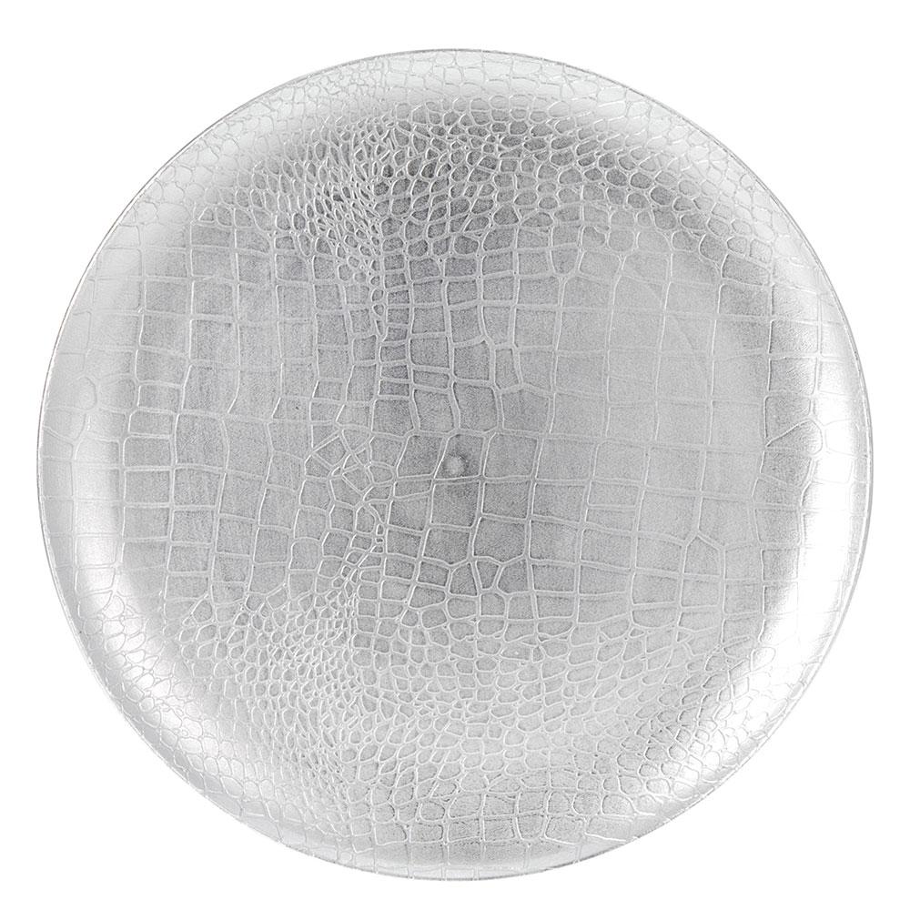 Dekoracyjny Talerz Srebrny 33 Cm