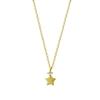Classic Frosted Mini Five-Pointed Star Pendant Necklaces for Women Lady Exquisit Crystal Fine Chains Necklaces Jewelry Wholesale