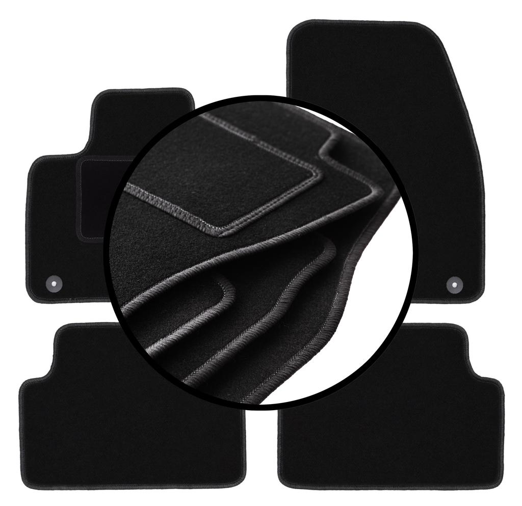 Juego de alfombrillas de terciopelo para: Crossover Volvo XC40 (2017-)