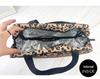 Leopard Print Large Capacity Toiletry Bag for Women & Men – Portable Travel Shower Bag & Bath Caddy