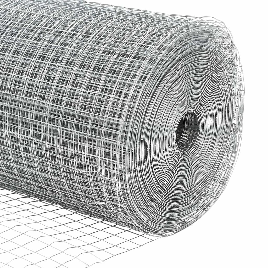 Welded Wire Fence Silver