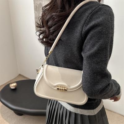 Sac aisselle texturé sac de selle rétro à la mode printemps nouveau sac à bandoulière sac messager tendance