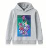 Kids Boys Girls The Amazing Digital Circus Print Hoodie Casual Long Sleeve Pullover Sweatshirt For Children Streetwear Tops